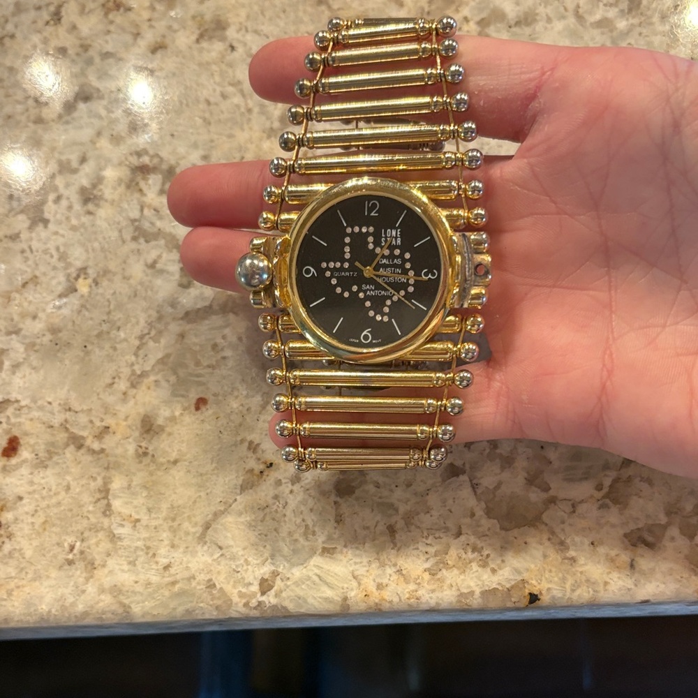 Gold and Silver Women's Watch